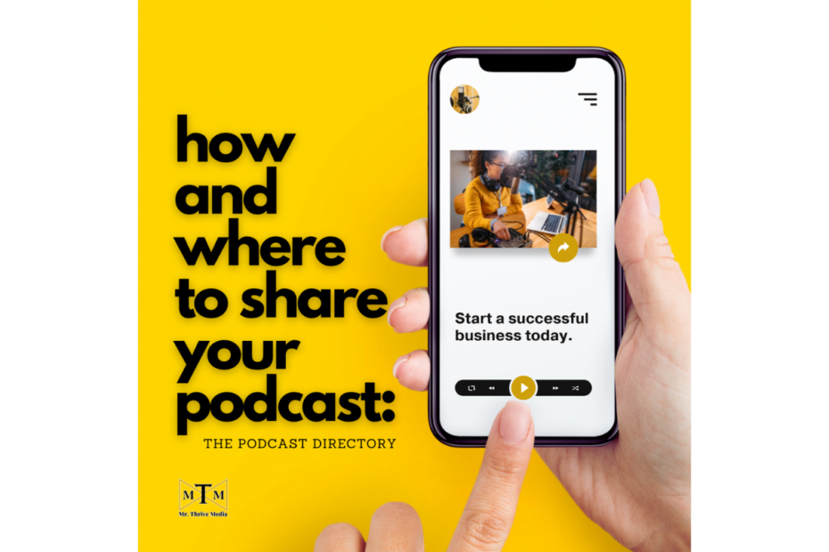 how and where to share your podcast